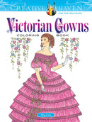 Creative Haven Victorian Gowns Coloring Book-9780486832500