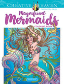 Creative Haven Magnificent Mermaids Coloring Book-9780486832517