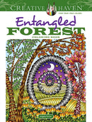Creative Haven Entangled Forest Coloring Book-9780486833996
