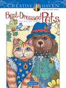 Creative Haven Best-Dressed Pets Coloring Book-9780486836775