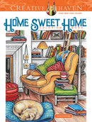 Creative Haven Home Sweet Home Coloring Book-9780486837574