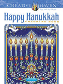 Creative Haven Happy Hanukkah Coloring Book-9780486841274