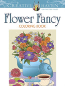 Creative Haven Flower Fancy Coloring Book-9780486841762