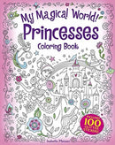 My Magical World! Princesses Coloring Book : Includes 100 Glitter Stickers!-9780486843285