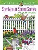 Creative Haven Spectacular Spring Scenes Color by Number