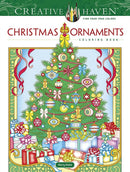 Creative Haven Christmas Ornaments Coloring Book-9780486845456