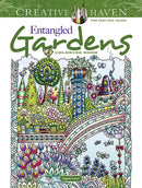 Creative Haven Entangled Gardens Coloring Book-9780486845463