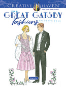 Creative Haven Great Gatsby Fashions Coloring Book-9780486845494