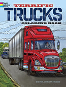Terrific Trucks Coloring Book-9780486847320