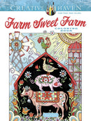 Creative Haven Farm Sweet Farm Coloring Book-9780486848655
