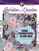 Creative Haven A Garden of Quotes Coloring Book-9780486848716