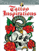 Creative Haven Tattoo Inspirations Coloring Book-9780486849775