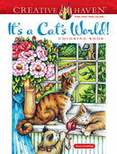 Creative Haven It's a Cat's World! Coloring Book-9780486850399