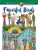 Creative Haven Fanciful Birds Coloring Book-9780486850405
