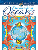 Creative Haven Enchanting Oceans Coloring Book-9780486850542