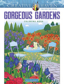 Creative Haven Gorgeous Gardens Coloring Book-9780486851143