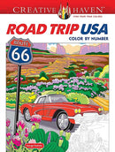 Creative Haven Road Trip USA Color by Number-9780486853628