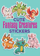 Cute Fantasy Creatures Stickers-9780486854243