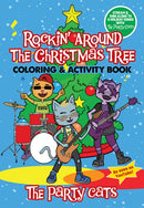 The Party Cats Rockin' Around the Christmas Tree Coloring & Activity Book-9780486855325