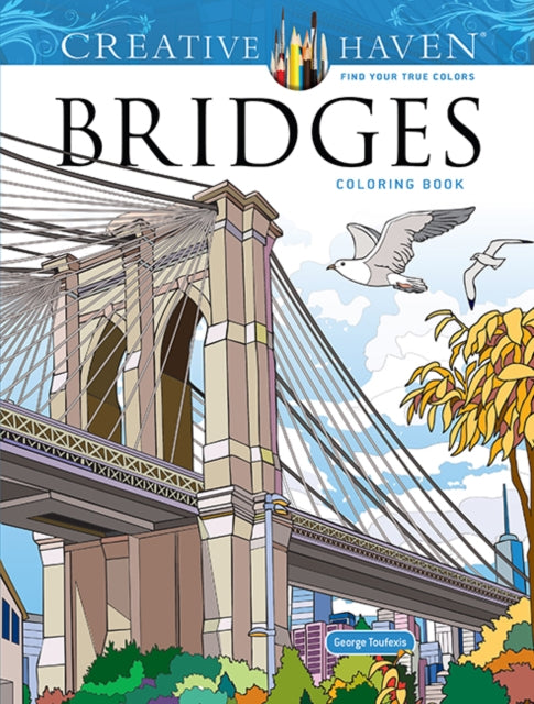 Creative Haven Bridges Coloring Book