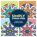 Simply Stress-Free : A Bold & Easy Coloring Book (Large Print)-9780486855844