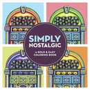 Simply Nostalgic : A Bold & Easy Coloring Book (Large Print)-9780486855851