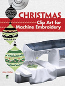 Christmas Clip Art for Machine Embroidery-9780486992037
