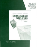 Student Solutions Manual for Wackerly/Mendenhall/Scheaffer's  Mathematical Statistics with Applications, 7th-9780495385066