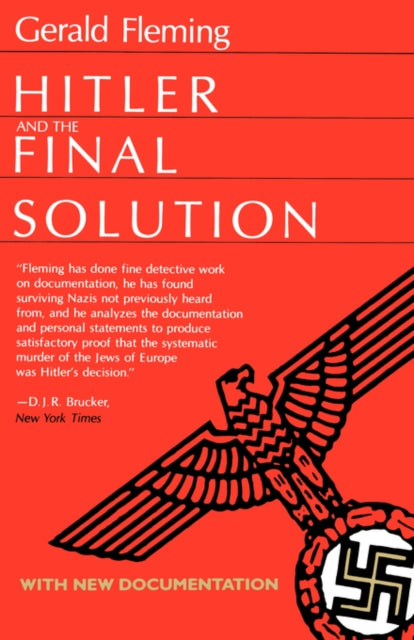 Hitler and the Final Solution-9780520060227