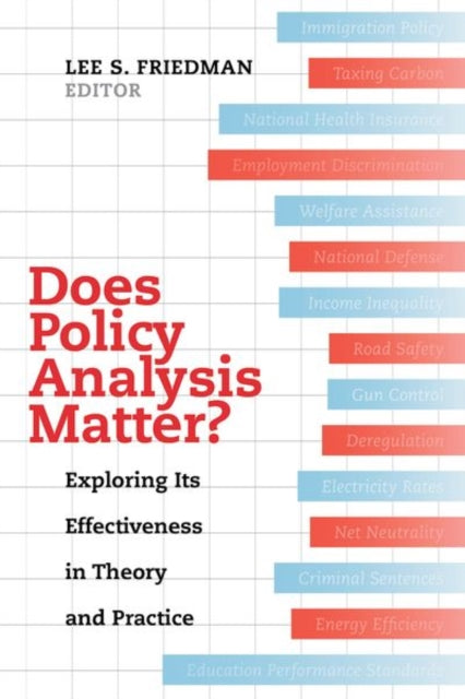 Does Policy Analysis Matter? : Exploring Its Effectiveness in Theory and Practice-9780520287396