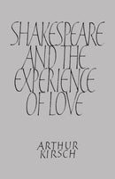 Shakespeare and Experience of Love-9780521134910