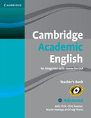 Cambridge Academic English C1 Advanced Teacher's Book : An Integrated Skills Course for EAP-9780521165273
