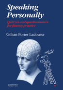Speaking Personally : Quizzes and Questionnaires for Fluency Practice-9780521288699