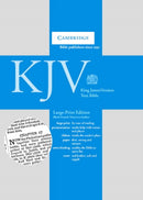 Bible King James Version Large Print Text Black French Morocco Kj653t