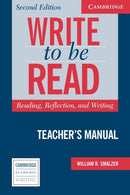 Write to Be Read Teacher''s Manual