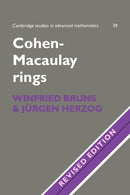 Cohen-Macaulay Rings-9780521566742