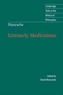 Nietzsche: Untimely Meditations-9780521585842