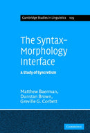 The Syntax-Morphology Interface