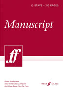 200-page A4 Manuscript Pad, 12-stave-9780571527083