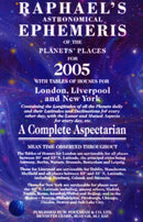 Raphael's Astronomical Ephemeris of the Planets 2005-9780572029500