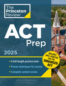 Princeton Review ACT Prep, 2025 : 6 Practice Tests + Content Review + Strategies-9780593517925