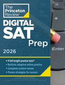 Princeton Review Digital SAT Prep, 2026 : 4 Full-Length Practice Tests (2 in Book + 2 Adaptive Tests Online) + Review + Online Tools-9780593518359
