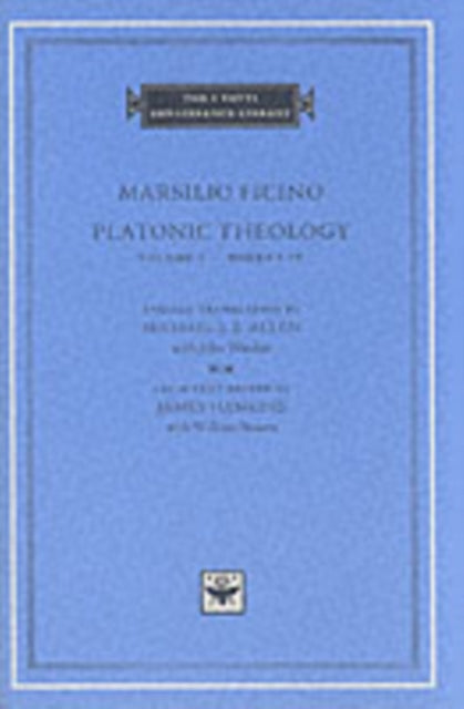 Platonic Theology, Volume 1
