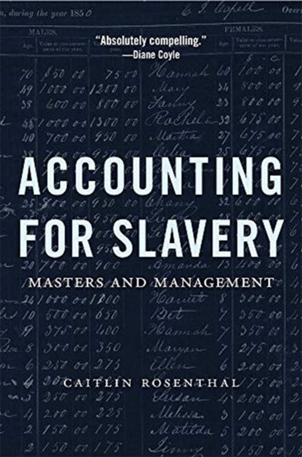 Accounting for Slavery : Masters and Management-9780674241657