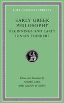 Early Greek Philosophy, Volume I : Introductory and Reference Materials-9780674996540