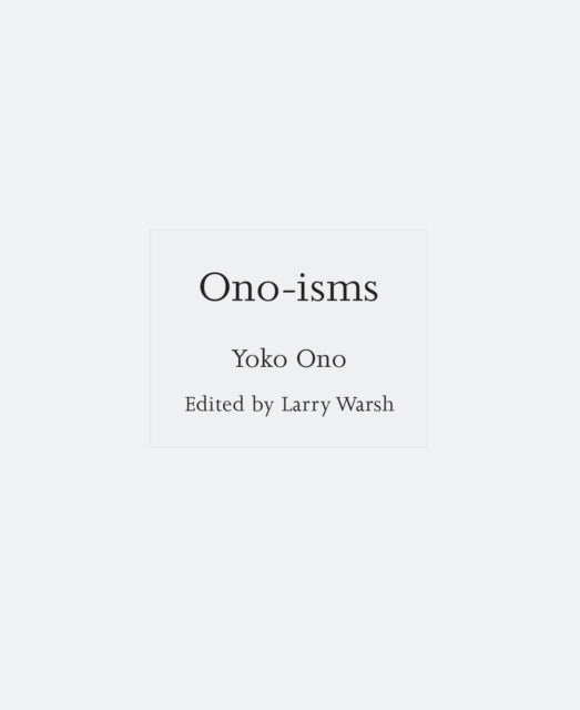 Ono–isms