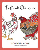 Difficult Chickens : Coloring Book-9780692601945
