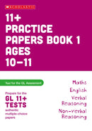 11+ Practice Papers for the GL Assessment Ages 10-11 - Book 1-9780702308888