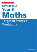 KS3 Year 8 Maths Targeted Practice Workbook with answers.
