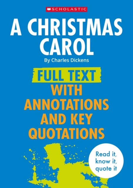 A Christmas Carol: Full Text with Annotations and Key Quotations-9780702336683